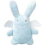 Doudou musical ange lapin bleu - trousselier
