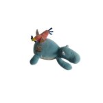 Doudou musical hippopotame les papoum cn moulin roty
