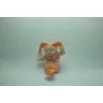 Doudou ours hochet douceur macaron saumon doudou et compagnie
