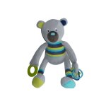 Doudou ours peluche eveil 39 cm orchestra