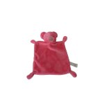 Doudou ours plat rose fuchsia trs bon etat nicotoy simba toys