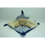 Doudou ours plat comme neuf pommette
