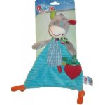 Doudou peluche ane poney cheval zebre ouatoo baby plat anneau dentaire fraise naissance mixte bebe jouet ...
