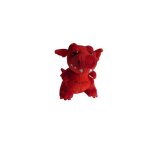 Doudou peluche dragon rouge cn puy du fou