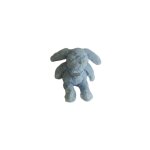 Doudou peluche lapin bleu excellent etat absorba
