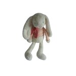 Doudou peluche lapin mimi lou 34 cm tex baby