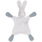 Doudou peluche lapin rabbit bunny livre hase kaninchen plat blanc bleu moyen dpam dp. . . am bb miyugadou ...
