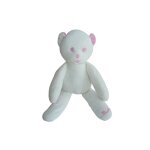 Doudou peluche ours 25 cm mustela