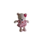 Doudou peluche ours comme neuf pommette