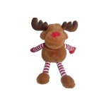 Doudou peluche renne elan 38 cm zdt