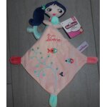 Doudou plat mouchoir ma jolie sirène pommette intermarché rose bleu poisson Doudou plat mouchoir ma jolie sirène pommette intermarché rose bleu poisson