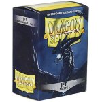 Dragon shield deck protective sleeves for gaming cards, standard size (100 sleeves), matte jet