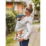 Echarpe de portage vertbaudet ivoire v�g�tal