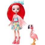 Enchantimals mini - poupée fanci flamant et figurine animale swash, aux cheveux rouges avec jupe a motifs ... Enchantimals mini - poupée fanci flamant et figurine animale swash, aux cheveux rouges avec jupe a motifs ...