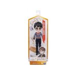Figurine poupee articulee 20 cm harry potter en tenue uniforme avec baguette magique - jouet a collectionner ...