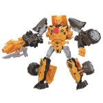 Figurine transformers : construc - bots dinobots warriors : bumblebee & nosedive dino