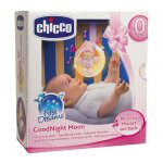 First dreams veilleuse musicale petite lune rose