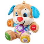 Fisher - price puppy eveil progressif jouet bb, peluche interactive, version anglaise, 6 mois et plus, ...