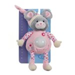 Gipsy - 070181 - doudou - veilleuse pomme - souris - rose - 26 cm Gipsy - 070181 - doudou - veilleuse pomme - souris - rose - 26 cm