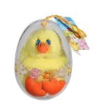 Gipsy - 070375 - peluche - oeuf petit poulailler - poussin - jaune - 11 cm