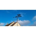 Girouette, girouette en mtal, girouette dcorative, girouette rtro, dcoration de jardin, dcoration ...