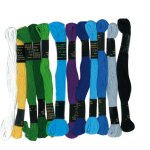 Graine crative 12 echevettes 7m fils mers du sud coton pour bracelets brsiliens