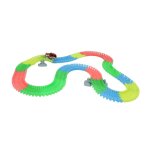 Grand coffret circuit avec 2 voitures tlshopping - venteo - rouge - enfants - flexible lumineux avec ...