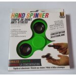 Hand spinner - toupie de doigt anti - stress - vert et noir
