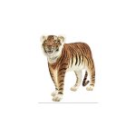 Hansa peluche geante tigre brun jacquard 140 cm l