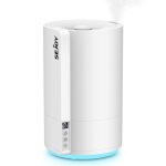Humidificateur d'air sejoy b�b� ultrasonique 3. 8l - ultrasilencieux 30db - 3 modes de brume 7 couleurs ...