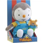 Jemini t'choupi - peluche tchoupi 30 cm avec ourson