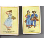 Jeu de 54 cartes, costumes traditionnels - varennes 1880, bourbonnais Jeu de 54 cartes, costumes traditionnels - varennes 1880, bourbonnais