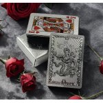 Jeux de 54 carte plastifi� couleur argent poker, belote, rami