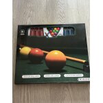 Jeu de billard floques et pieds b&g