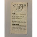Notice pour le jeu la bonne paye mb 1996