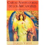 Jeu de cartes divinatoires des archanges en espagnol. jeu de 45 cartes et livre guide en qr. tarot oracle. ...