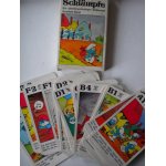 Jeu de cartes schtroumpf. die schlmpfe. smurf