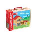 Jeu de construction la maison en bois - 140 pieces