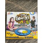 Jeu de dessin en spirale avec craies de trottoir Jeu de dessin en spirale avec craies de trottoir