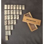 Jeu de dominos ancien en bois massif jeujura Jeu de dominos ancien en bois massif jeujura