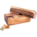 Jeu de domino coloré en bois naturel dans un coffret - jeu de reflexion ecologique - double 12 - 2 a ... Jeu de domino coloré en bois naturel dans un coffret - jeu de reflexion ecologique - double 12 - 2 a ...