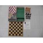 Jeu d'�checs ancien avec pi�ces en buis - educo super jouet - lardy international - made in france