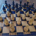 Jeu d'echec en bois