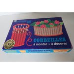 Jeu educatif ancien corbeilles a monter, a dcorer