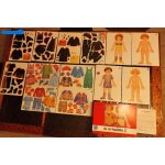 Jeu educatif vintage et rare de 1981 : je m'habille 2 , boite rouge de chez nathan . entra�nement a la ...