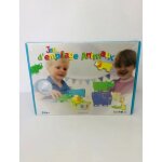 Jeu d'empilage animaux beleduc en bois � neuf � jeu educatif