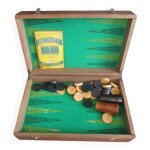 Jeu de jacquet backgammon ancien en bois bois Jeu de jacquet backgammon ancien en bois bois