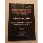 Notice du jeu monopoly empire - seule