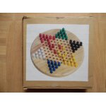 Jeu de solitaire de voyage en bois