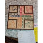 Jeu du trotteur / dame ancien